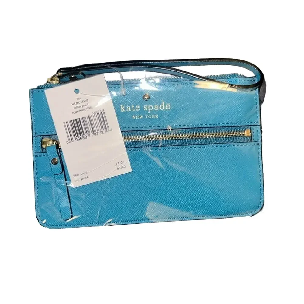 Kate Spade ♠️ New York Blue Wristlet